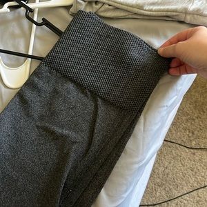 Thick grey leggings